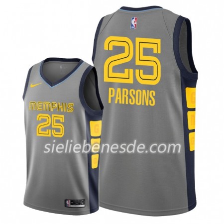 Herren NBA Memphis Grizzlies Trikot Chandler Parsons 25 2018-19 Nike City Edition Grau Swingman